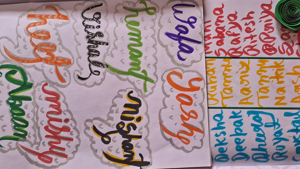 Writing ✍️ Subscribers Name 😘😘😘🔥