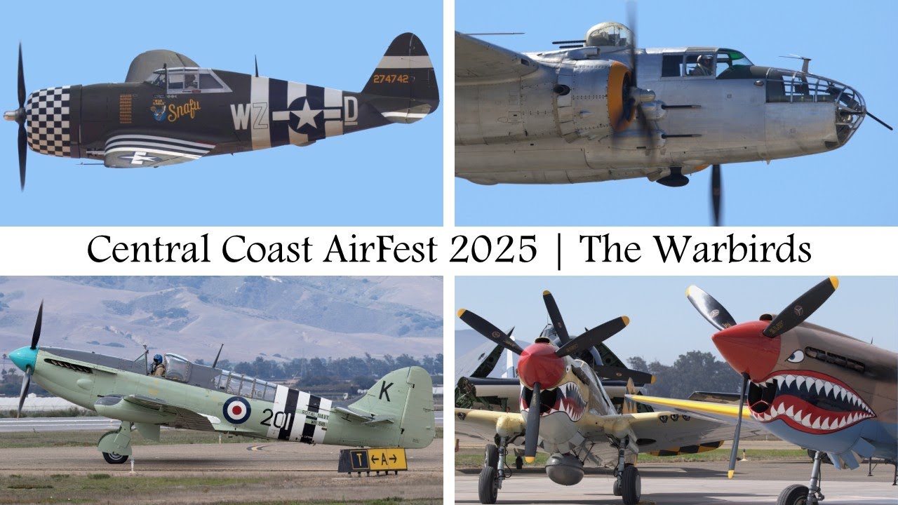 Warbirds Assemble in California for Central Coast AirFest 2025