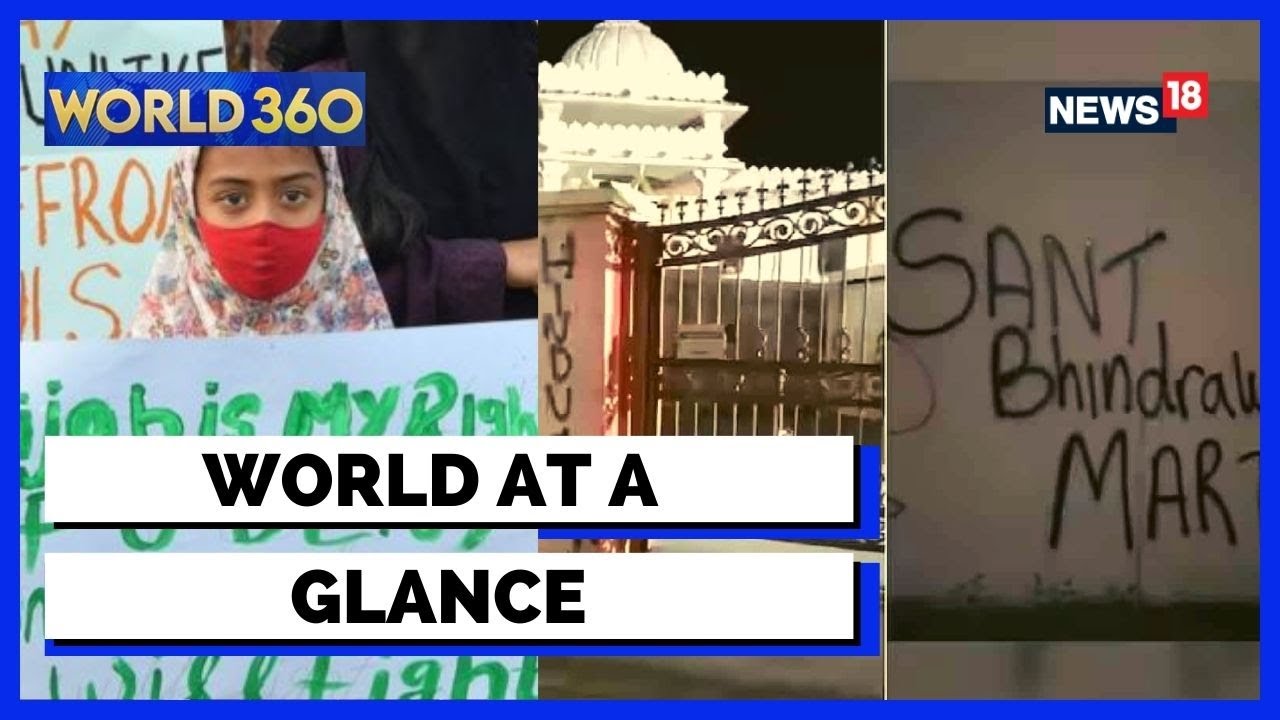 Hindu Temple Vandalised In Melbourne |Germany Coal Protest | Brazil Anti Govt Riots |Iran Anti Hijab