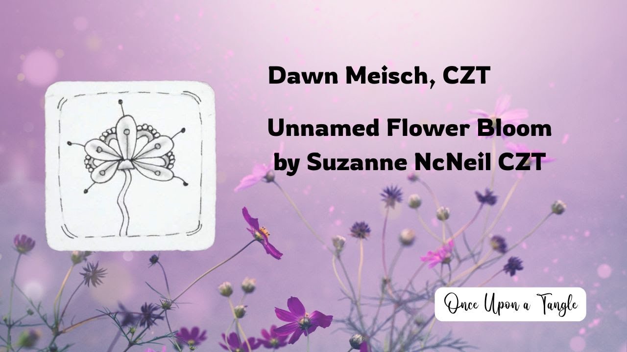 Friday Flowers - Florabunda Flower Bloom | Zentangle Stepouts