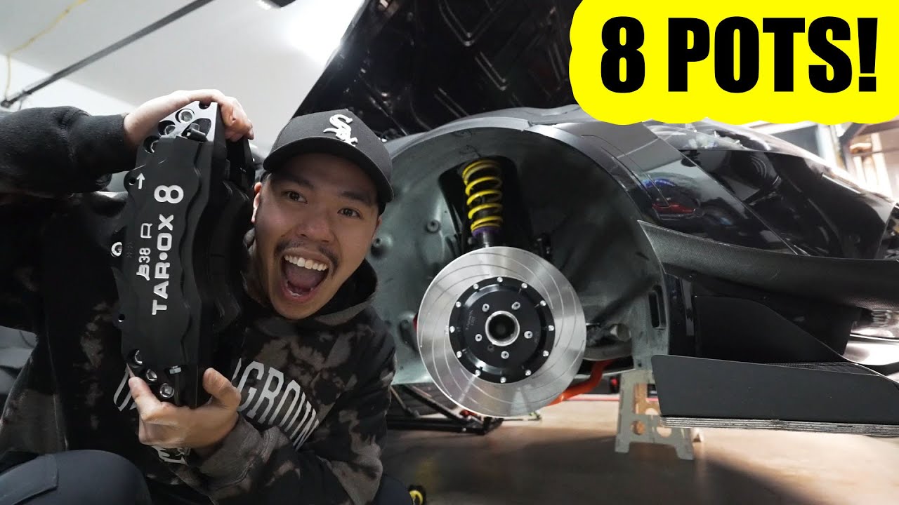 На Toyota Supra A90 установлен комплект усиленных тормозов TAROX!