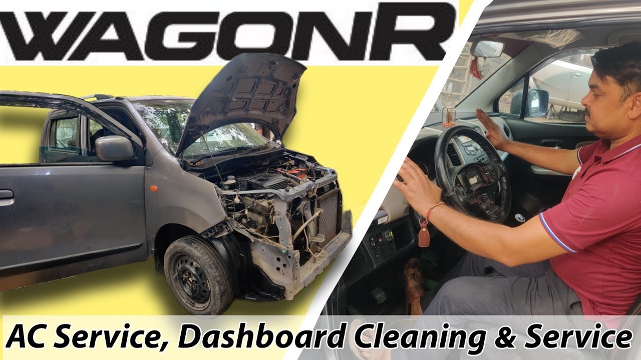 Maruti Suzuki || Wagonr 2016 || Petrol/Cng || AC Service, Suspension & Dashboard Cleaning Sajjan lal