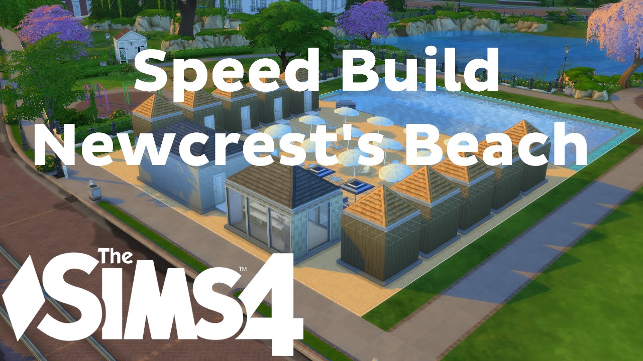 The Sims 4 Speed Build - Newcrest's Beach - #BuildNewcrest