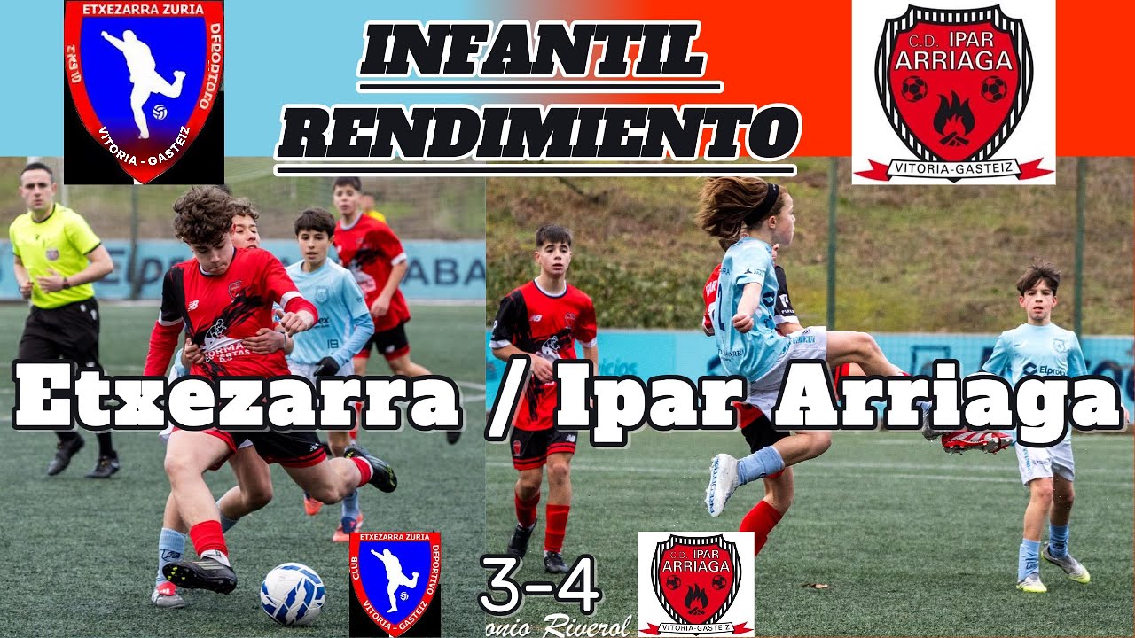 Fotos: Etxezarra vs Ipar Arriaga. Liga Infantil Rendimiento. Resumen.