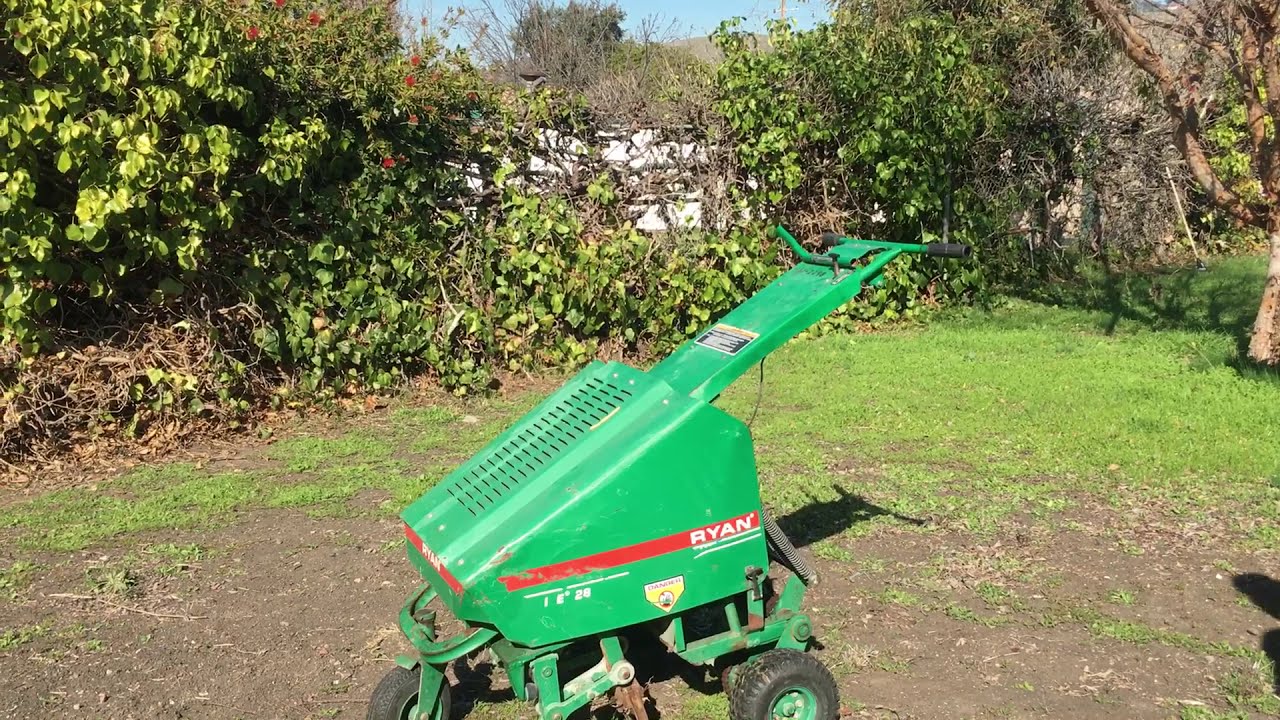 Ryan Lawnaire 28 Walk Behind Lawn Turf Core Aerator Plugger 8hp Kawasaki Gas Engine