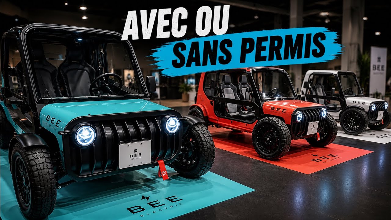 KILOW la bagnole 🇫🇷 le wrangler avec ou sans permis : quadricycle électrique (Avis test essai)