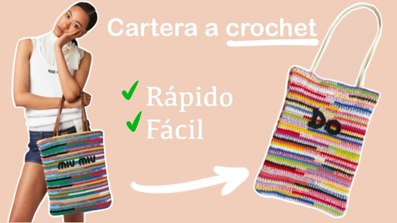 Cartera Miu Miu 💕 Primavera - Verano | Muy fácil a #crochet