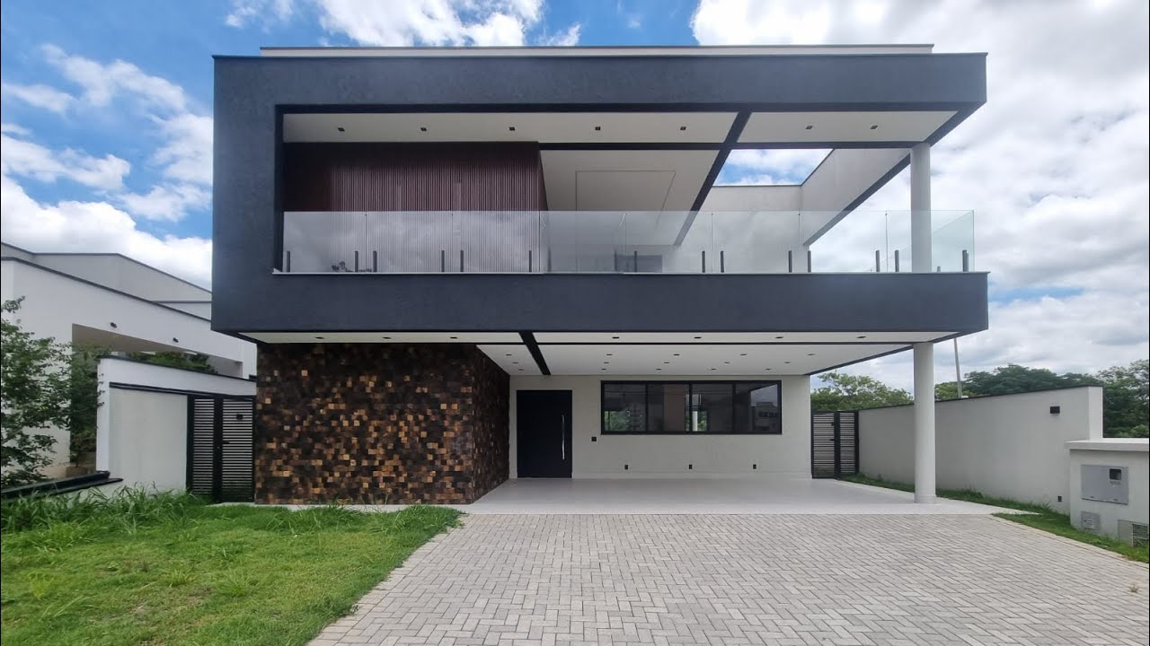 🏡 Casa Nova Alto Padrão à Venda | Alphaville Nova Esplanada 3 | 457m²  | Terreno 460m² | 5 Suítes