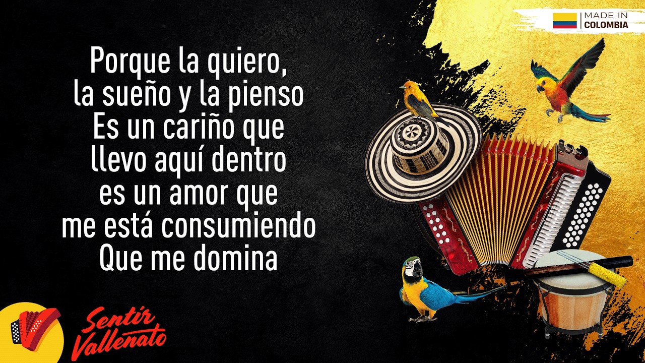 Lejos De Ti, Binomio De Oro De América, Video Letra - Sentir Vallenato