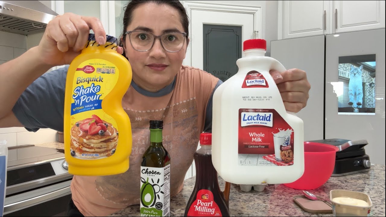 Como hacer Waffles casero - **SUPER** facil!