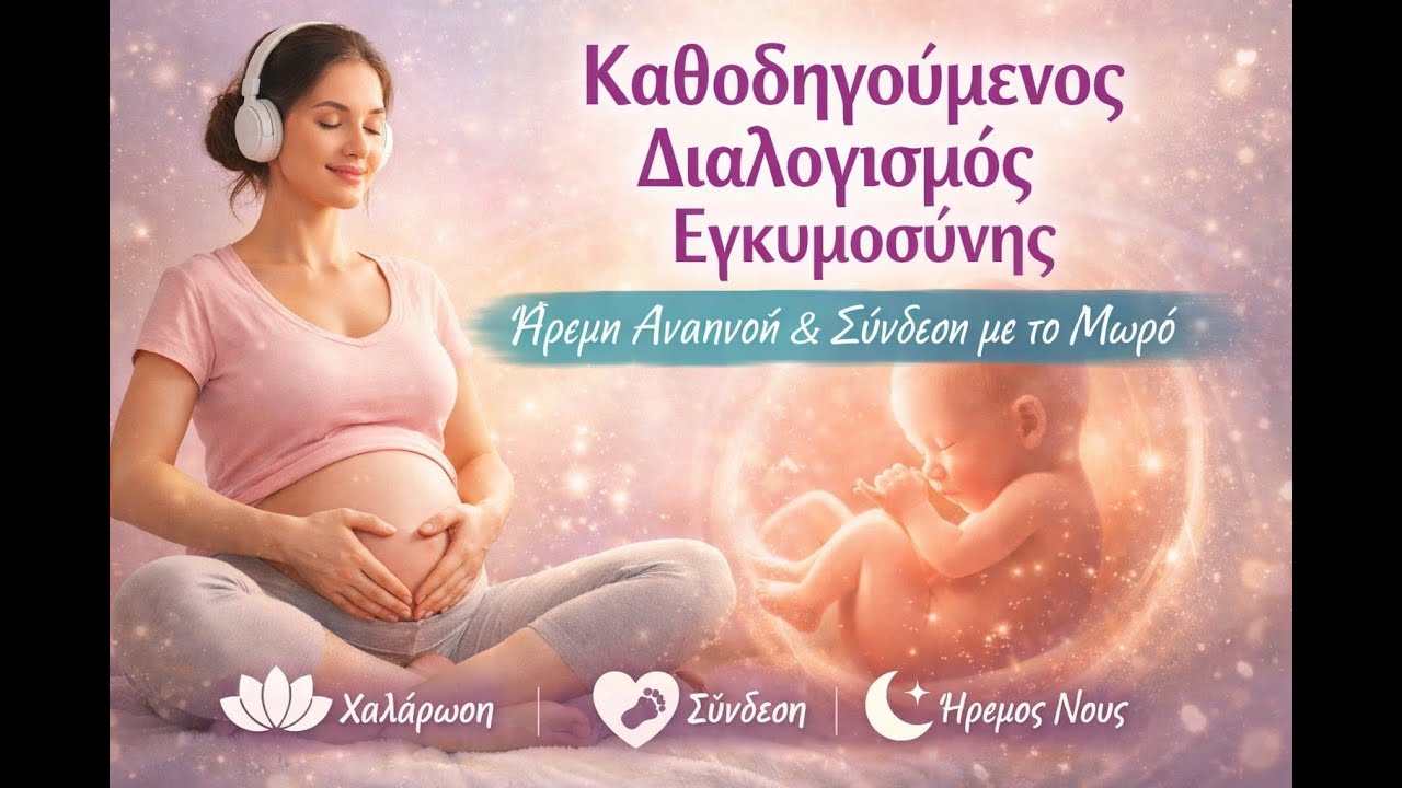 Καθοδηγούμενος Διαλογισμός Εγκυμοσύνης | Ήρεμη Αναπνοή & Σύνδεση με το Μωρό