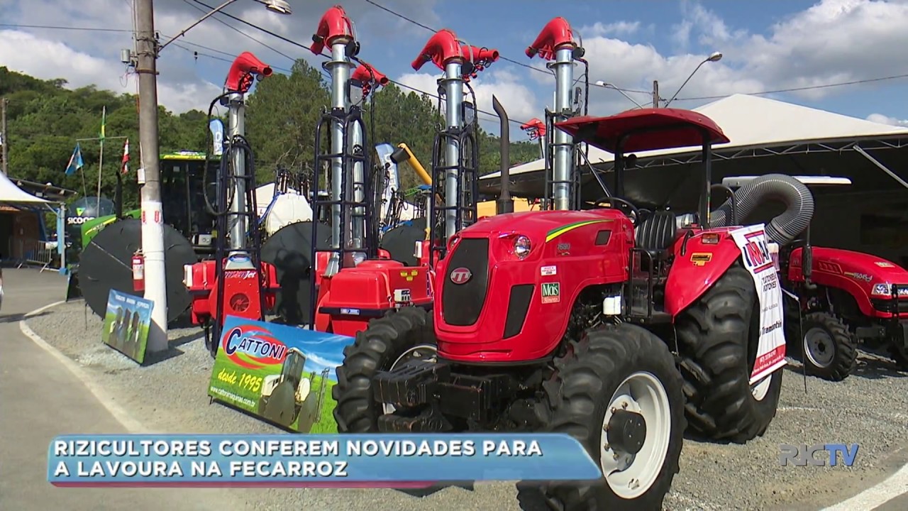 Rizicultores conferem novidades para a lavoura na Fecarroz