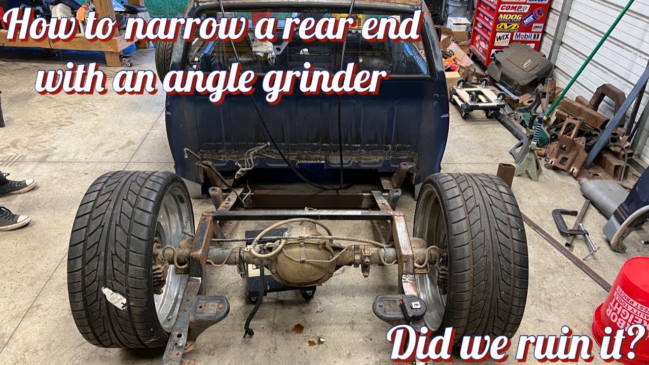 The 89 s10 gets a narrowed rear end and a driveshaft loop.