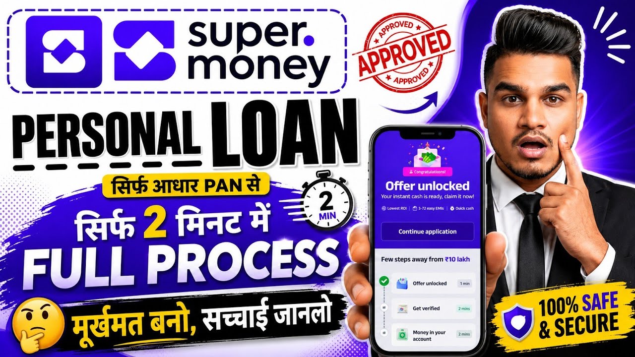Super Money App Se Loan Kaise Le | Super Money App Loan | Super Money by Flipkart Loan|Flipkart Loan
