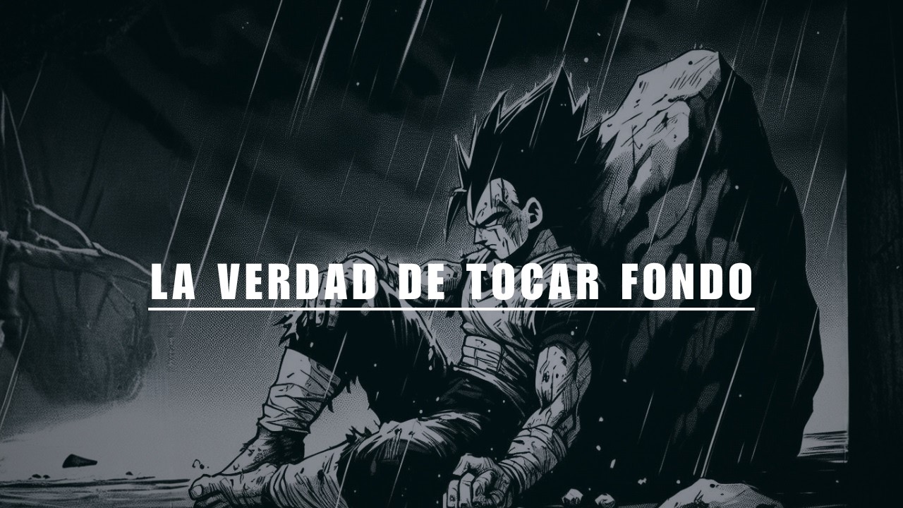 LA  SENSACI&Oacute;N DE COMO SE SIENTE CUANDO TOCAS FONDO DE VERDAD.