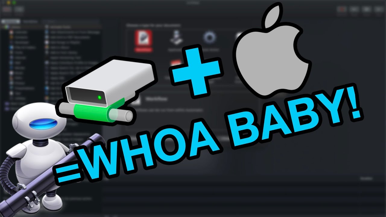 Windows Network Drives on macOS - Automator Fun!