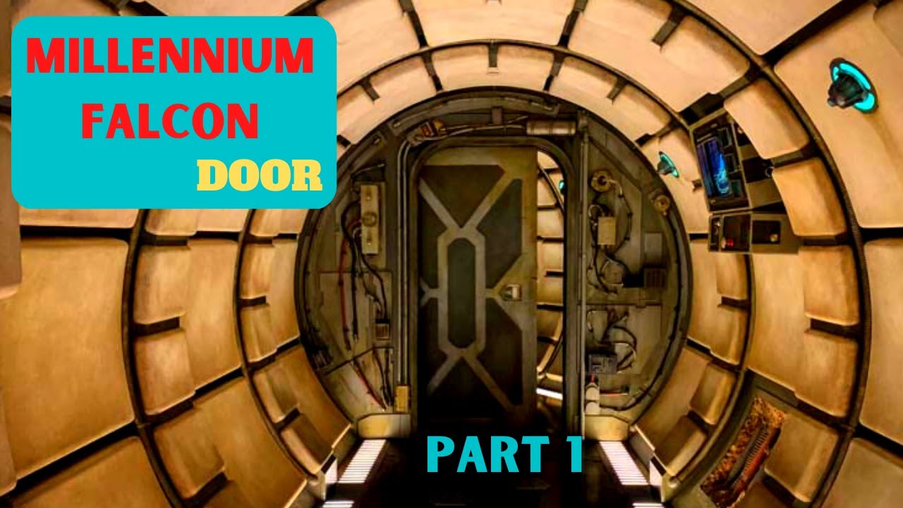 Millennium falcon inspired door part 1 :star wars room build #starwars