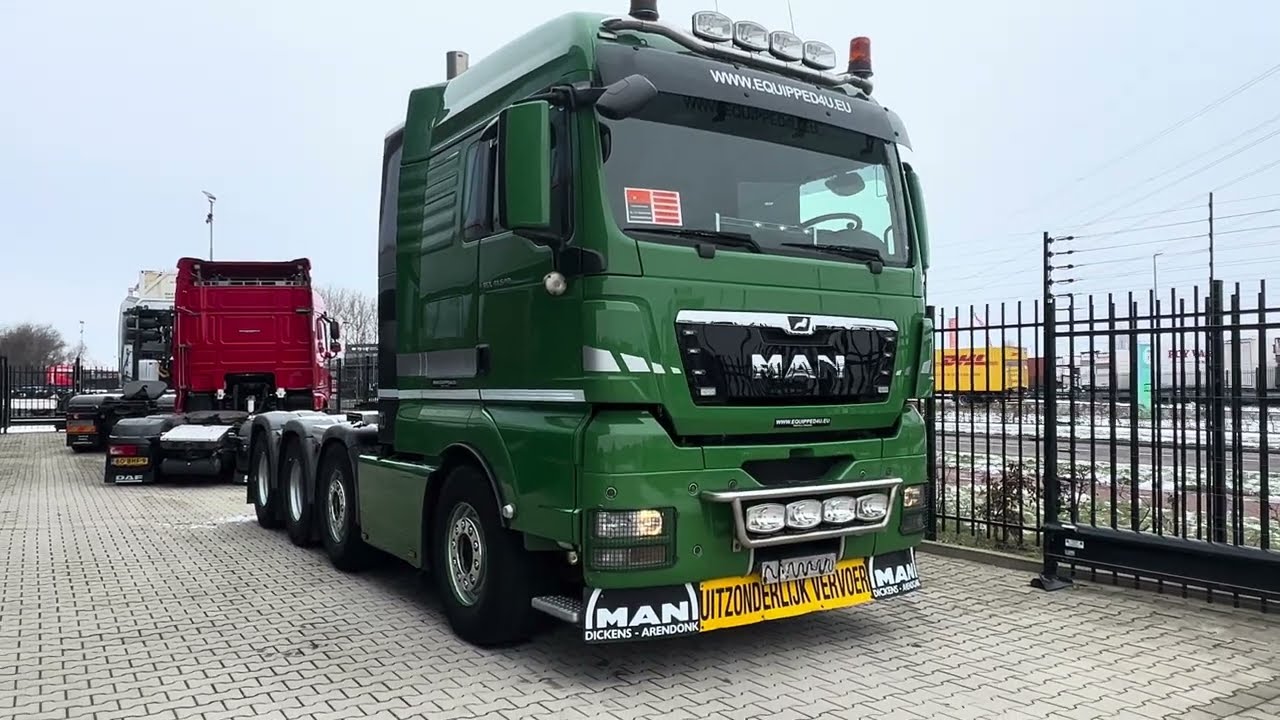 Диагностика MAN TGX 41.540 в Нидерландах для клиента в Казахстан