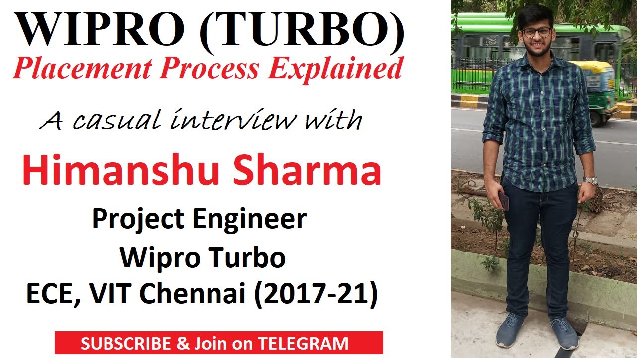 Wipro (Turbo) Placement Process Explained by Himanshu Sharma