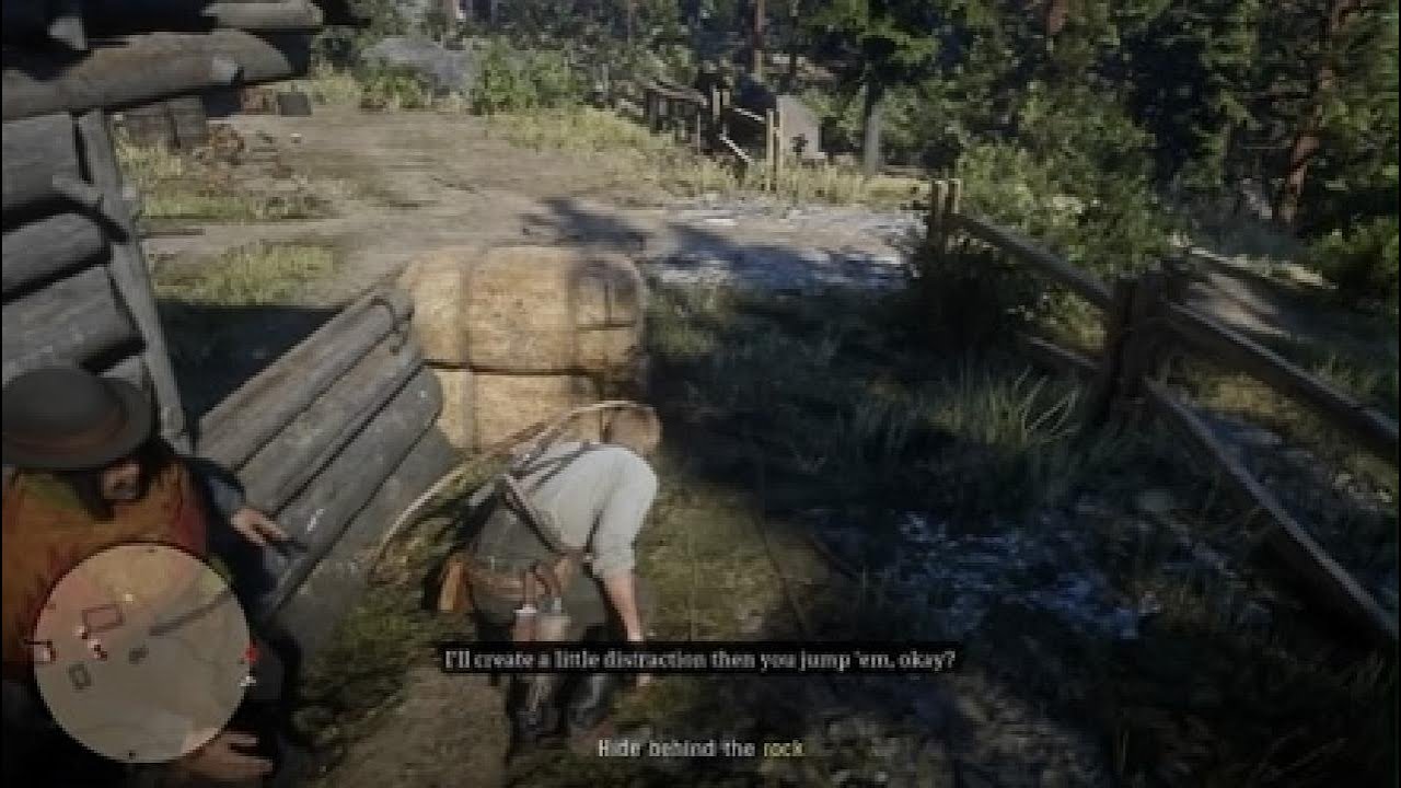 Red Dead Redemption 2_ day 13 Rob a train Find a dinosaur