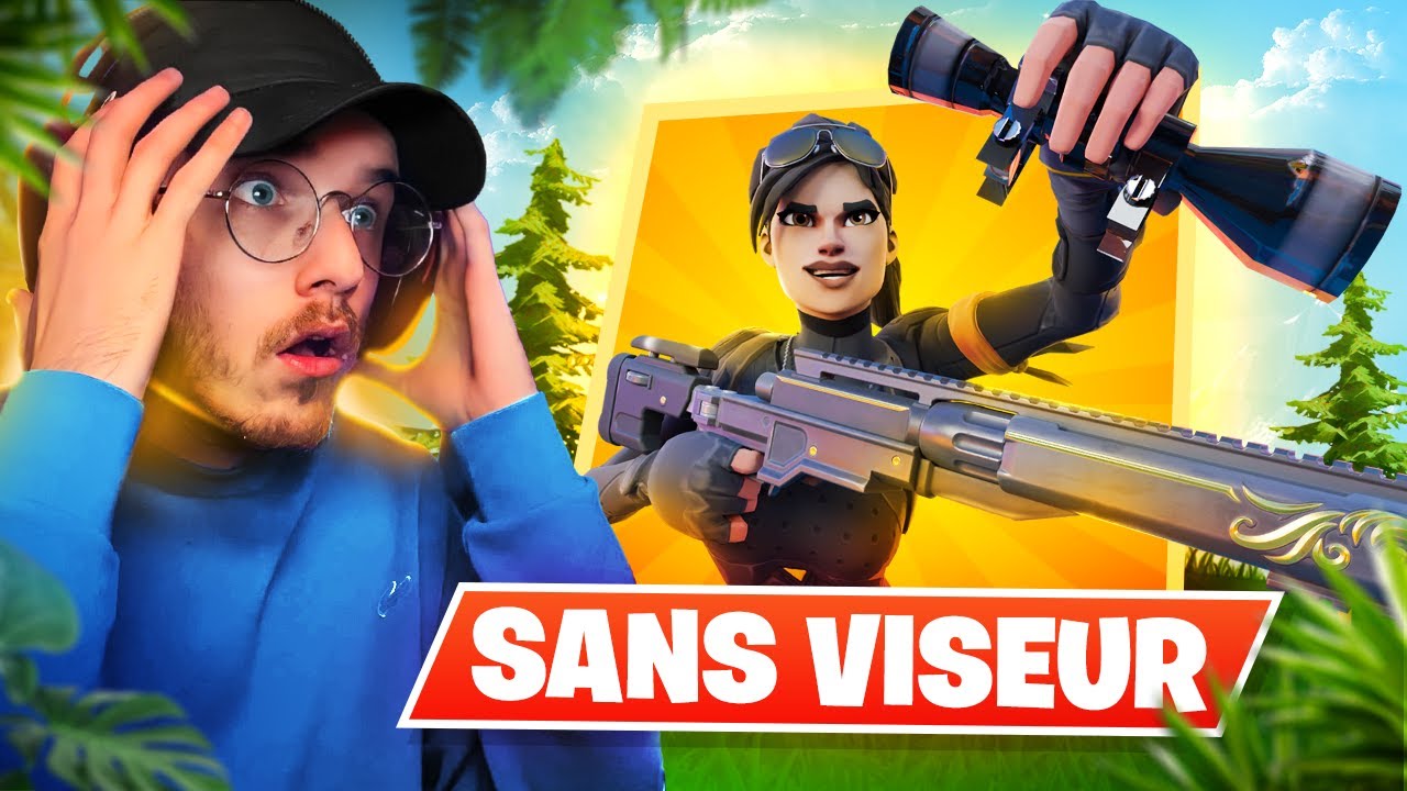 J'ai ENLEVÉ mon VISEUR de SNIPER sur FORTNITE... Voici le résultat