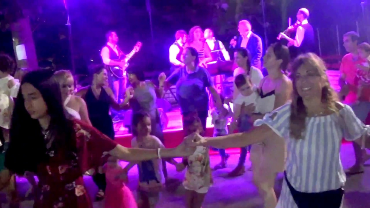Κάτω Γαρούνα Corfu  Παραδ. Πανηγύρι,'1ος Μεγάλος Συρτός Χορός',27-7-2018,Βίντεο 5ο