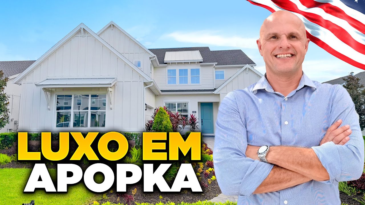 ONDE MORAR EM ORLANDO NA FLORIDA: CASAS NOVAS E LUXUOSAS COM &Oacute;TIMOS PRE&Ccedil;OS EM APOPKA