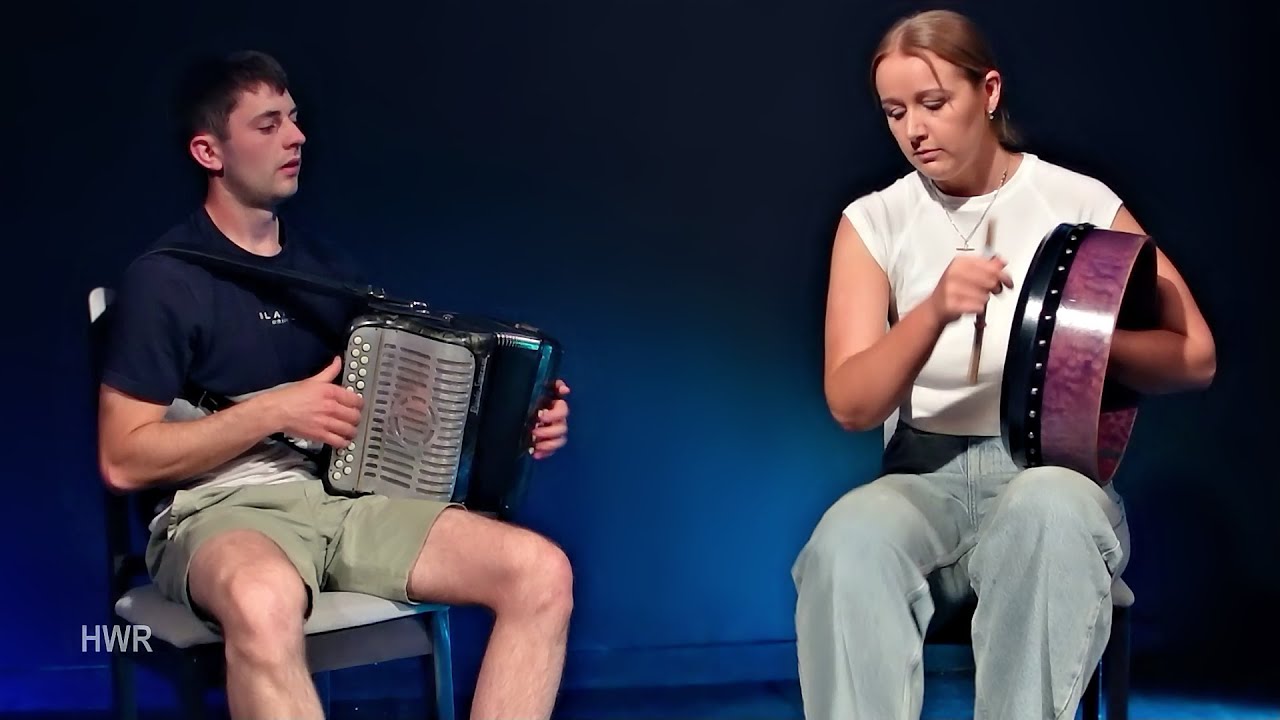 Niamh Fennell (2): bodhrán & Joseph Mannion: accordion - Craiceann Bodhrán Festival 2024