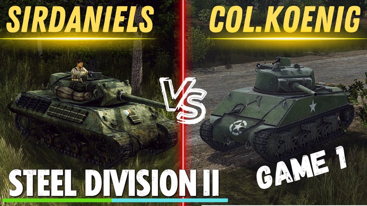 Allied ARMOR SHOWDOWN!- Division 2 Final Game 1 on Sianno- Steel Division 2 Leaue #sd2