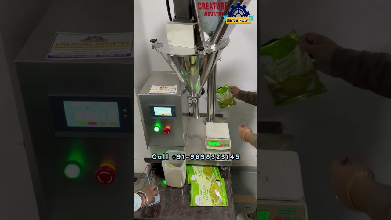 Auger Filling Machine 2025 Updated Model | Automatic Powder Filling Machine #packingmachine #powder