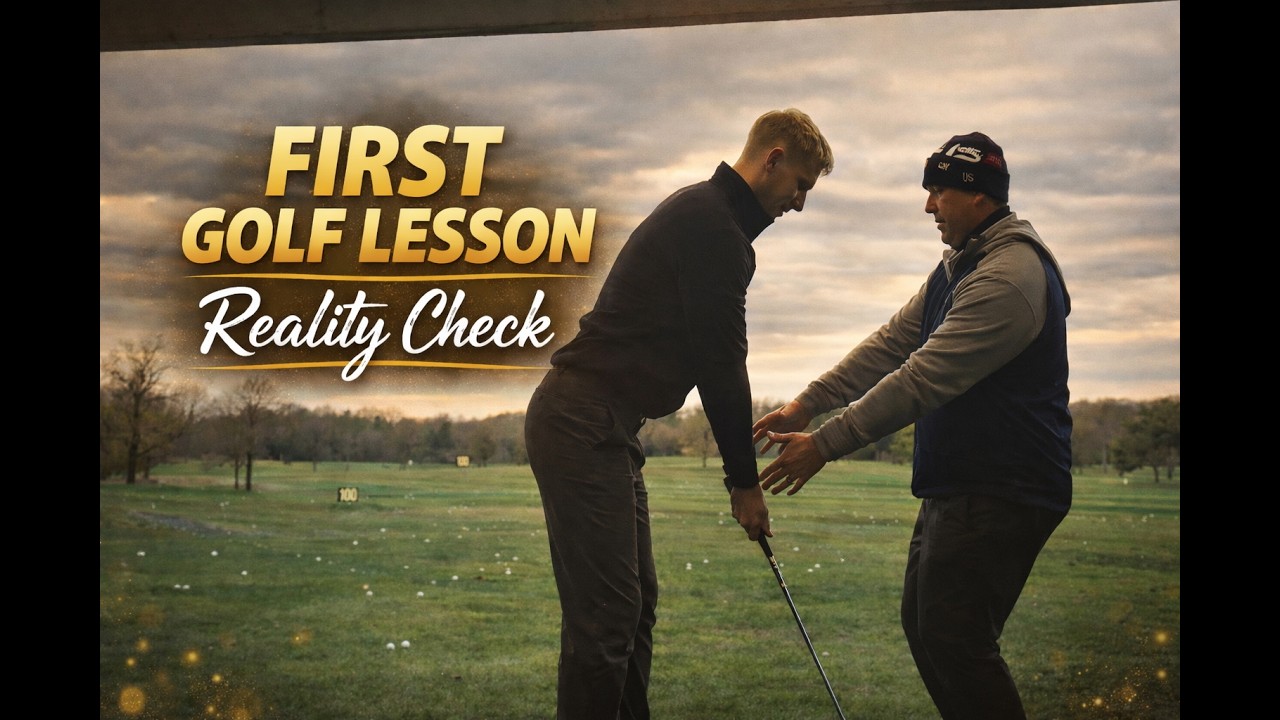 My First Golf Lesson... Reality Check! | Beginner Golf Journey