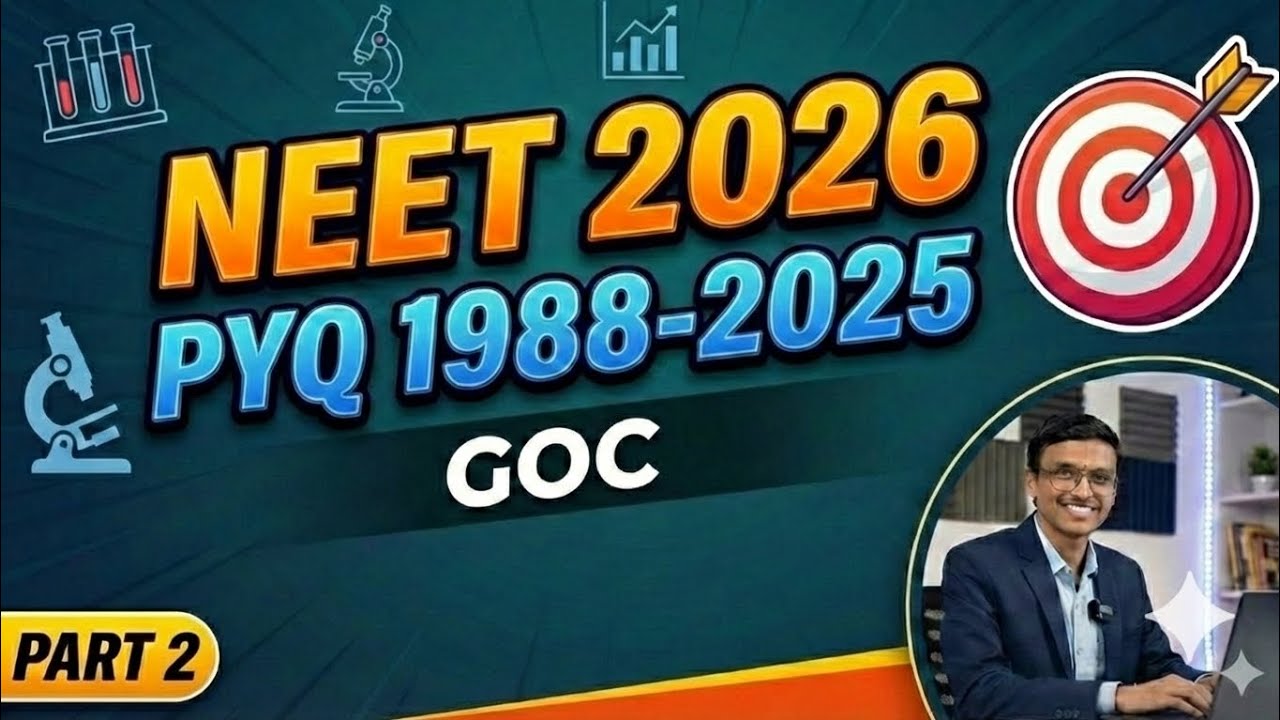  Chapter wise PYQ for NEET 2026 1988- 2025 GOC