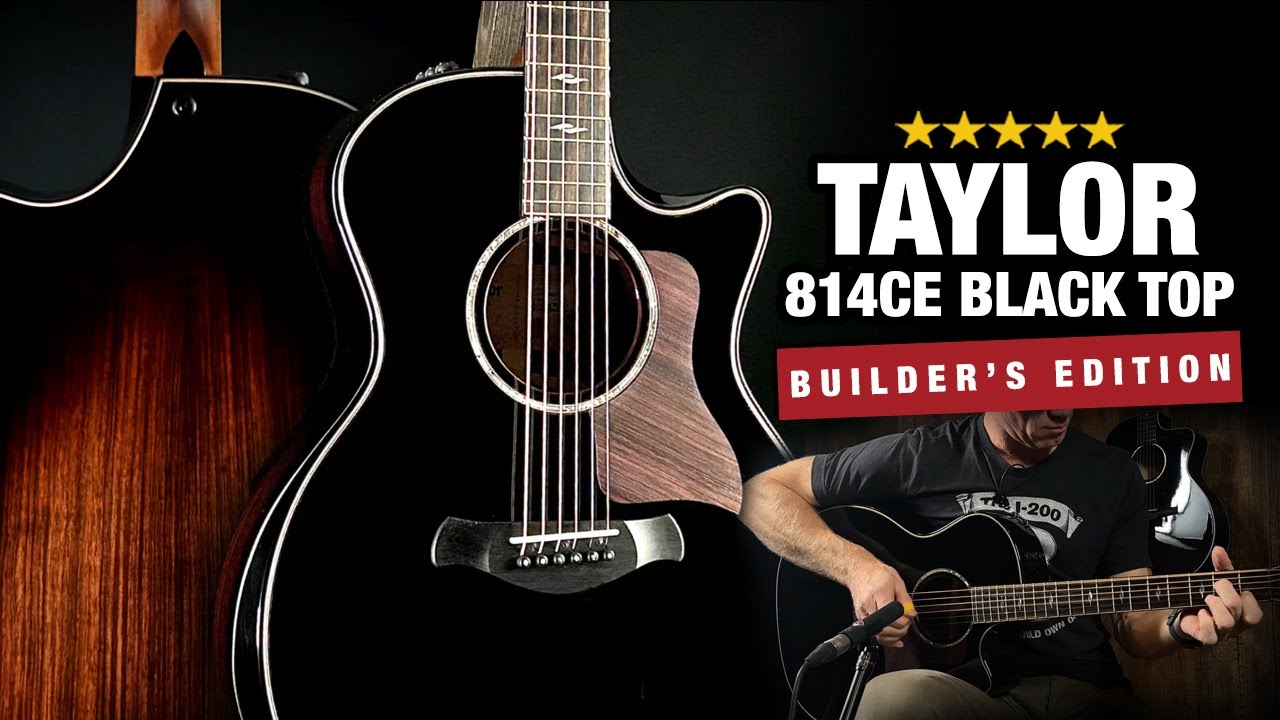 NEW Taylor 814ce Black Top 