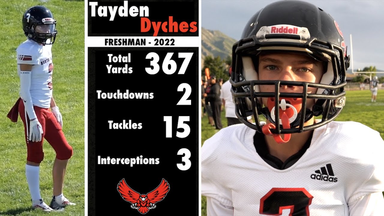FIRST YEAR PLAYING HIGH SCHOOL FOOTBALL 🏈 TAYDEN DYCHES