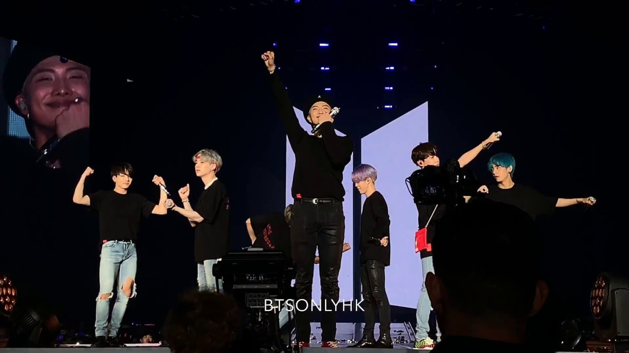 190321 Anpanman BTS(방탄소년단) Love Yourself Tour in Hong Kong Fancam