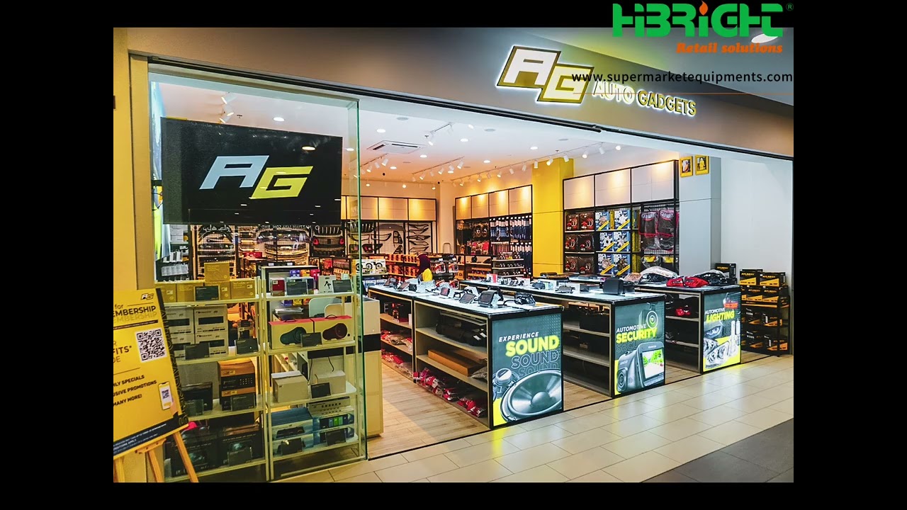 Highbright Auto Parts Shop Furniture Designed and Manufacturered from China