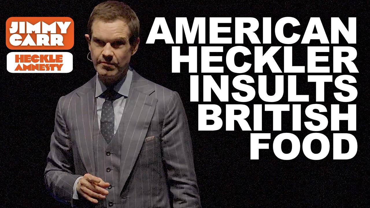 Jimmy's SAVAGE Takedown of American Heckler Insulting British Food | Jimmy Carr Crowd Work