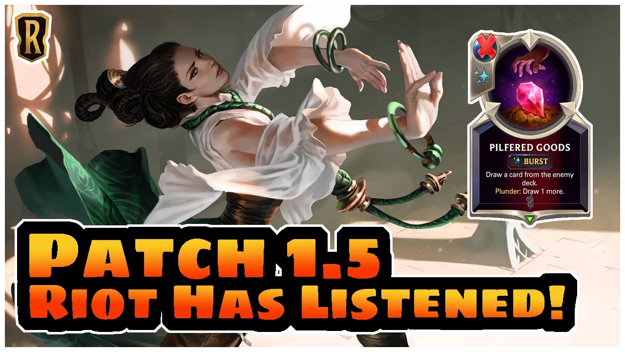 RUNETERRA PATCH 1.5 UPDATE | Legends of Runeterra Card Game | LoR New Patch Release | LoR Card Nerfs