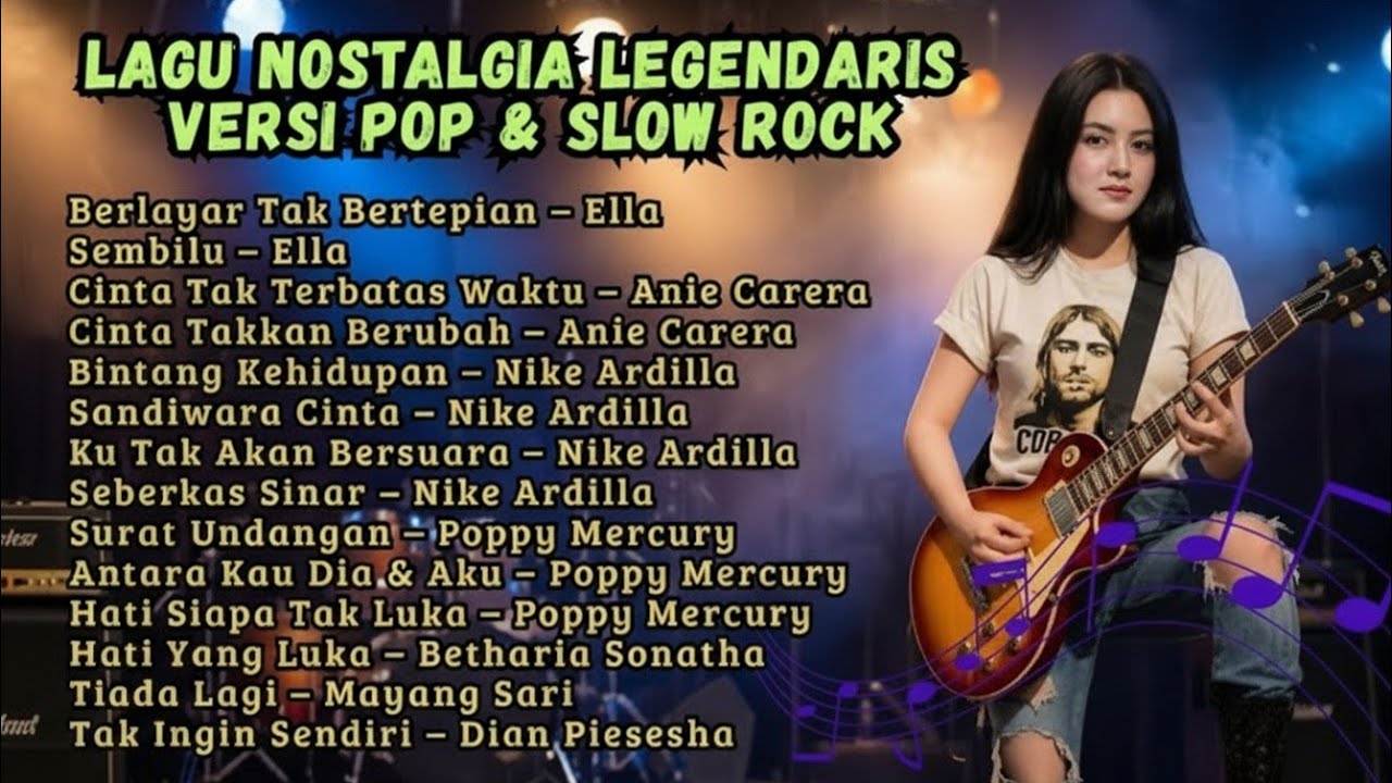 Album Nostalgia Legendaris | Pop & Slow Rock Cover Paling Enak Didengar