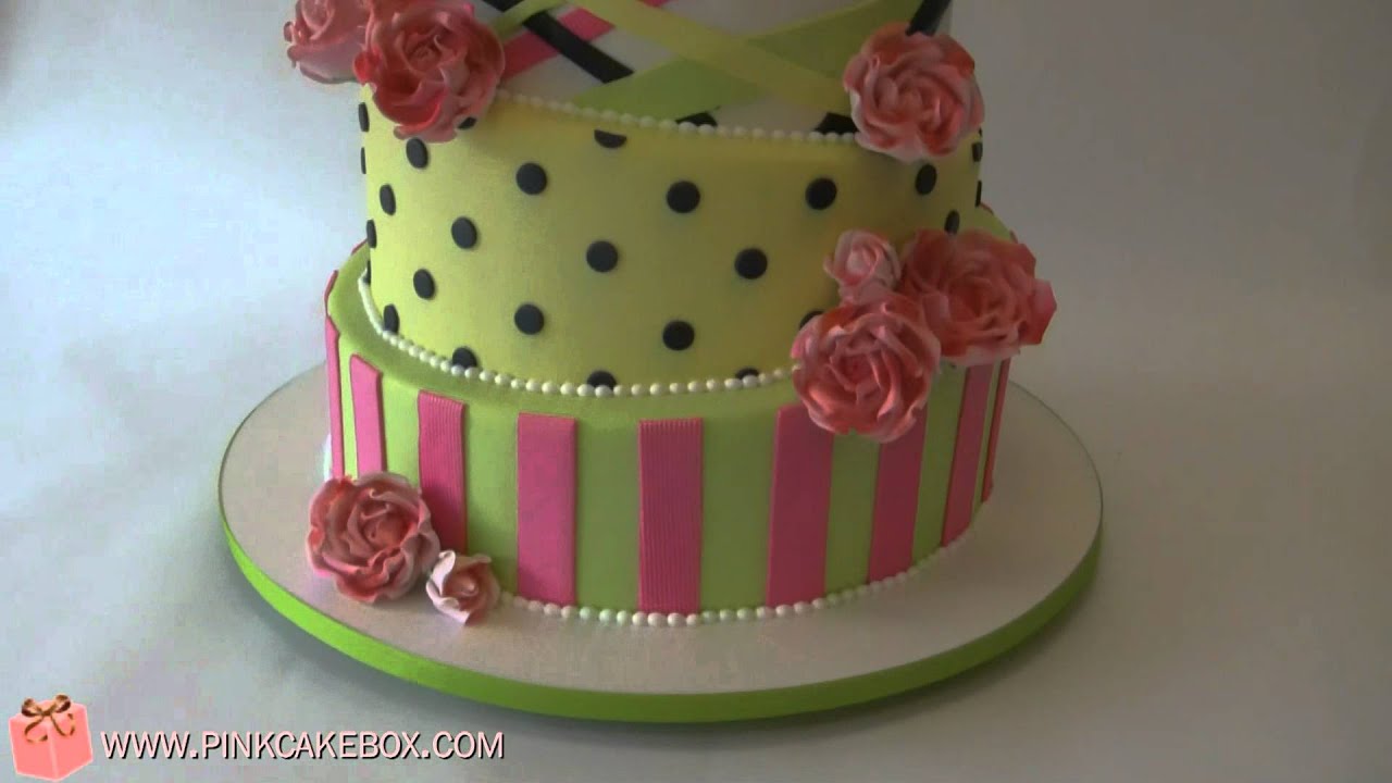Topsy Turvy Whimsy Wedding Cake