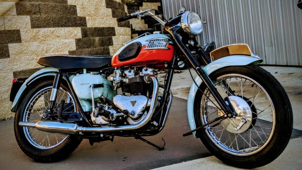 Amazing 1959 Triumph Bonneville T120 - First Year - First Colors - Amazing!