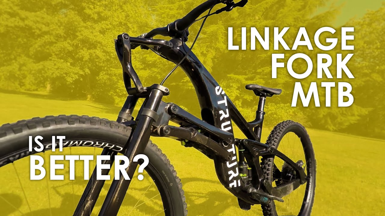 Truly Unique Linkage Fork Mountain Bike! Structure SCW-1 REVIEW