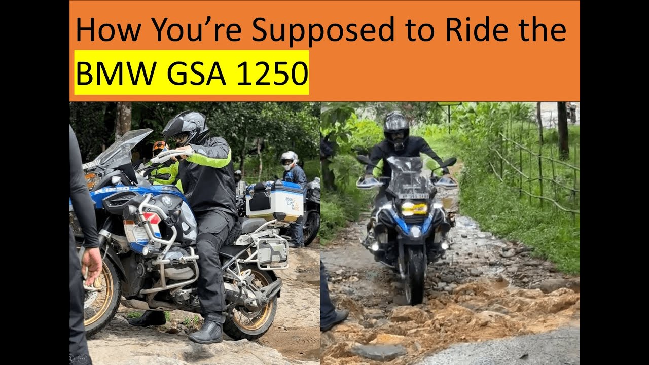 Riding the BMW GSA 1250, how it is supposed to.....