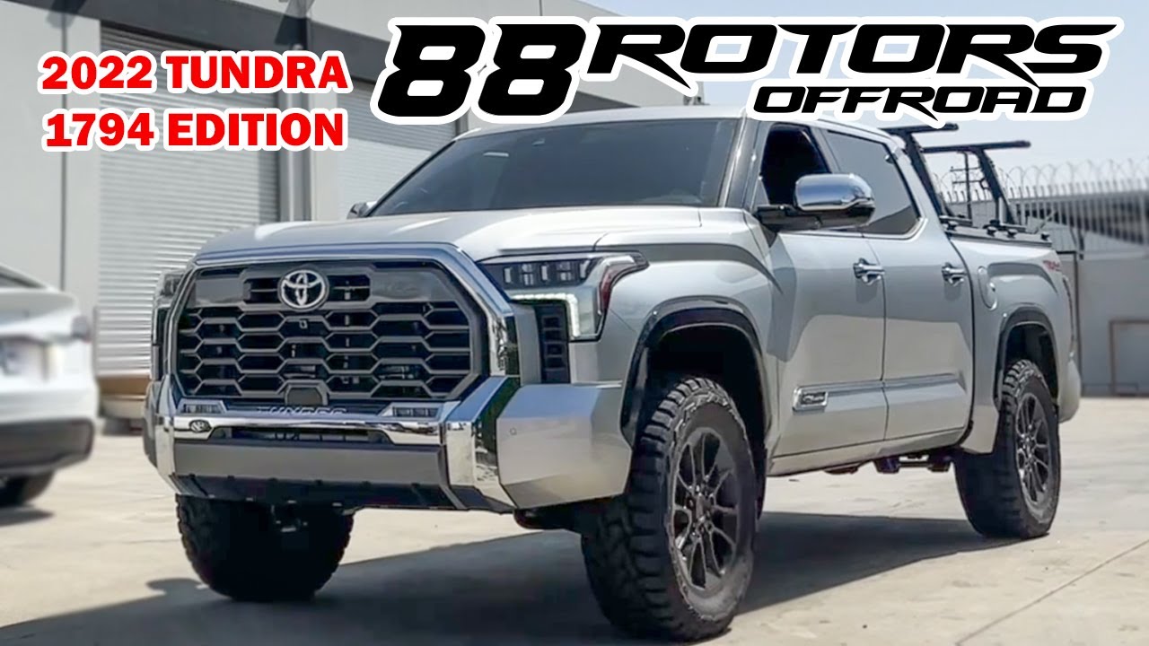2022 TOYOTA TUNDRA 1794 EDITION 3" LIFT WITH OME SPRINGS AND 35" TIRES
