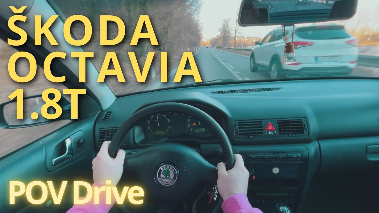 Škoda Octavia 1.8T 110kw STOCK (2004) | POV Drive