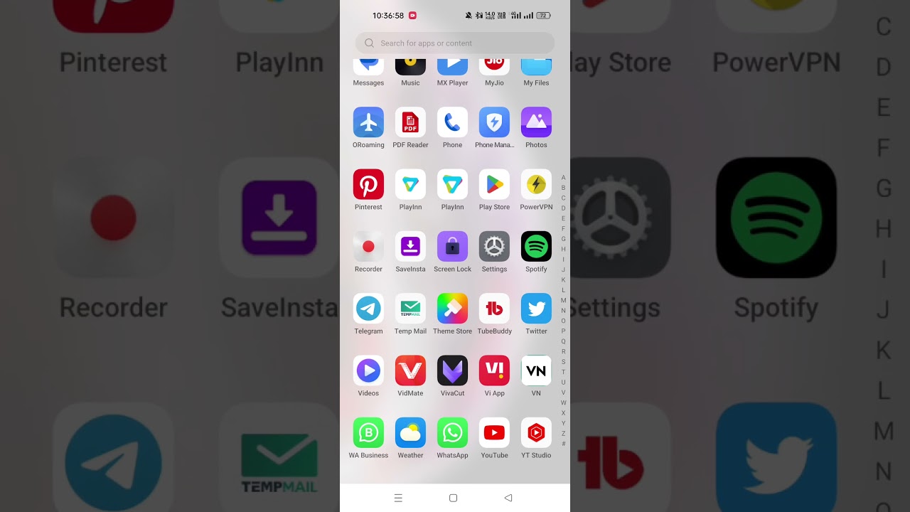 How To Remove App Drawer Auto Search Problem In | REALME 9 & 9 5g #realme #shorts #realmeui