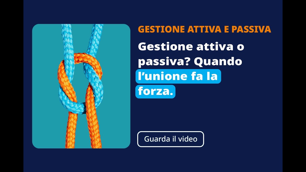Gestione attiva e passiva: il valore della sinergia | Episodio 9