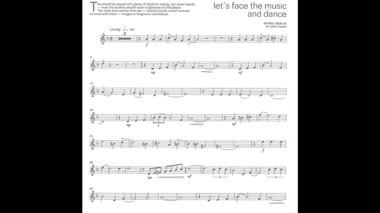 Irving Berlin - Let's Face the music