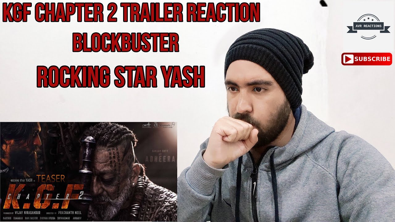 KGF Chapter 2 TEASER REACTION! | Yash AVR REACTION