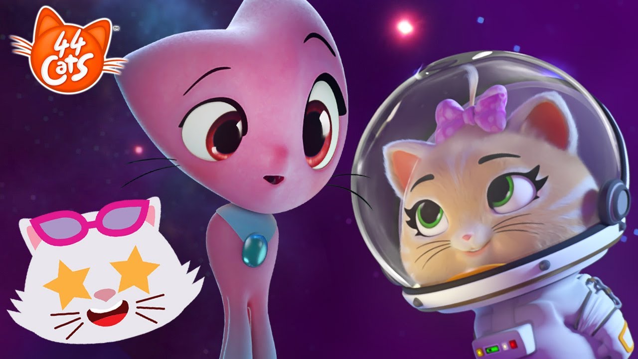 44 Cats | Spielen wir eine Weltraumschlacht mit Pilou und Astricat! 🚀🛸